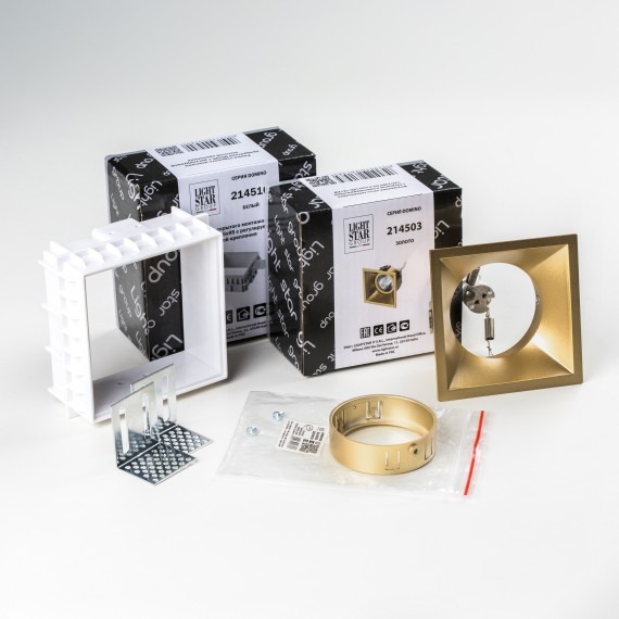 Комплект со светильником Domino Lightstar G214503GMOD