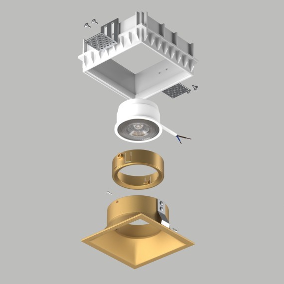 Комплект со светильником Domino Lightstar G214503GMOD