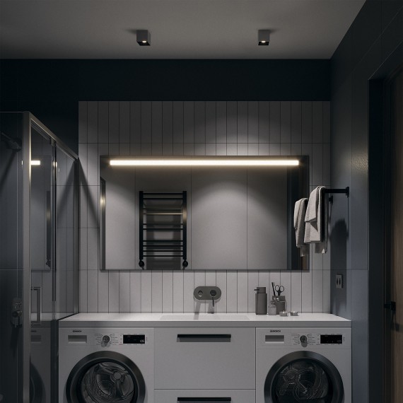 Накладной потолочный светильник Maytoni C015CL-01W Slim под лампу 1xGU10 50W