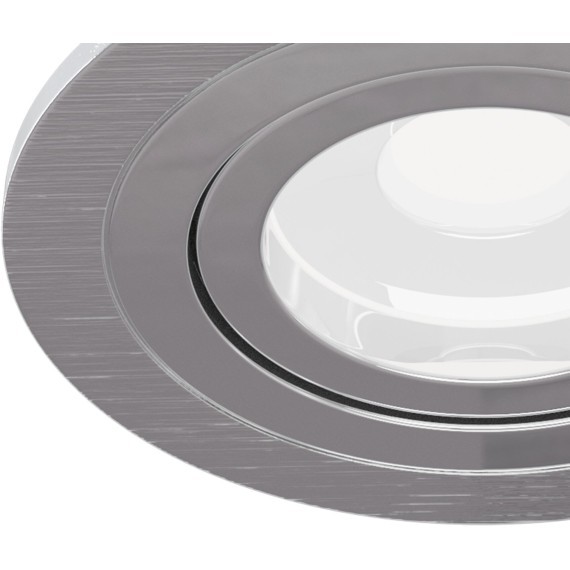 Встраиваемый светильник Maytoni DL023-2-01S Atom под лампу 1xGU10 50W