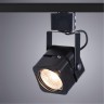 Однофазный двужильный трековый светильник Arte Lamp A1315PL-1BK MISAM под сменную лампу GU10