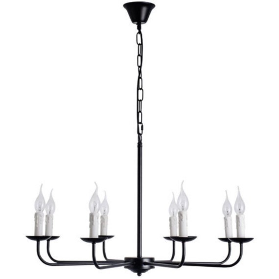 Подвесная люстра Arte Lamp GRAFF A1857LM-8BK