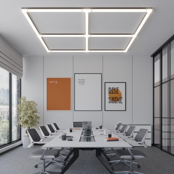 Светильник-соединитель L-образный с одним сетевым входом Novotech Bits 359117