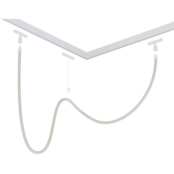 Магнитный гибкий трековый неон 5м белый металл Arte Lamp Loop A4911PL-1WH