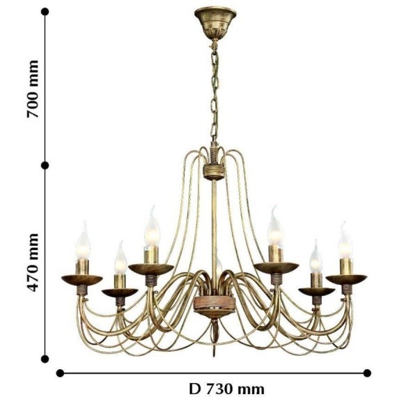 Подвесная люстра CHATEAU 2163-7P