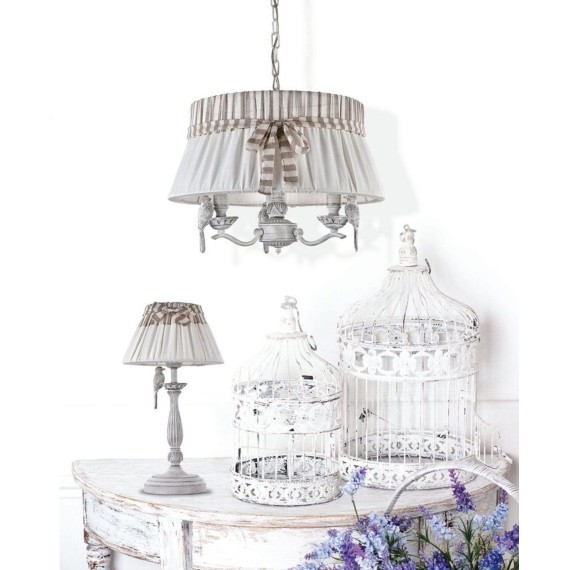 Настольная лампа с ленточкой Bird ARM013-11-W