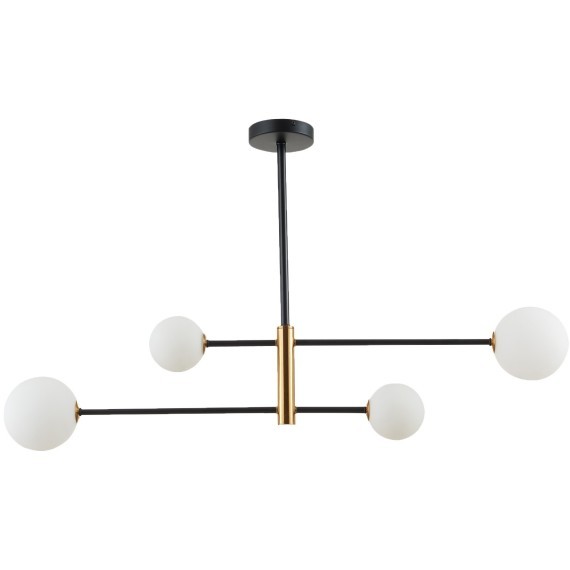 SLE220103-04 Светильник потолочный Черный, Бронза/Белый G9 4*5W ARCOLA