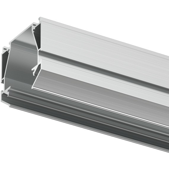 Профиль для монтажа накл. шинопроводов в гарпунный нат. потолок Smart 220V Denkirs TR3044-AL