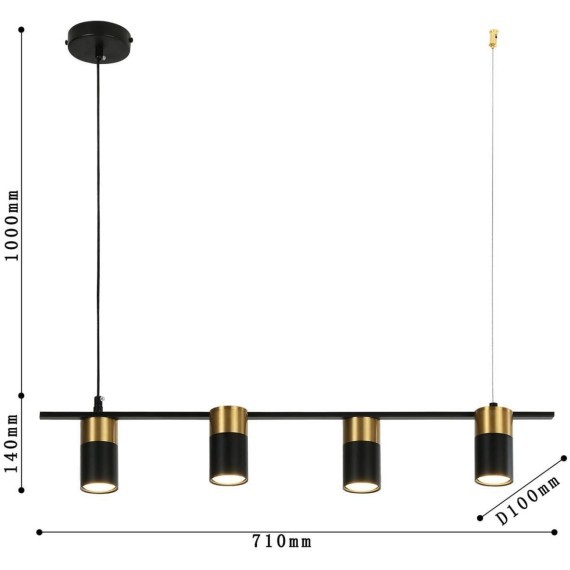 Подвесной светильник Topper 2825-4P