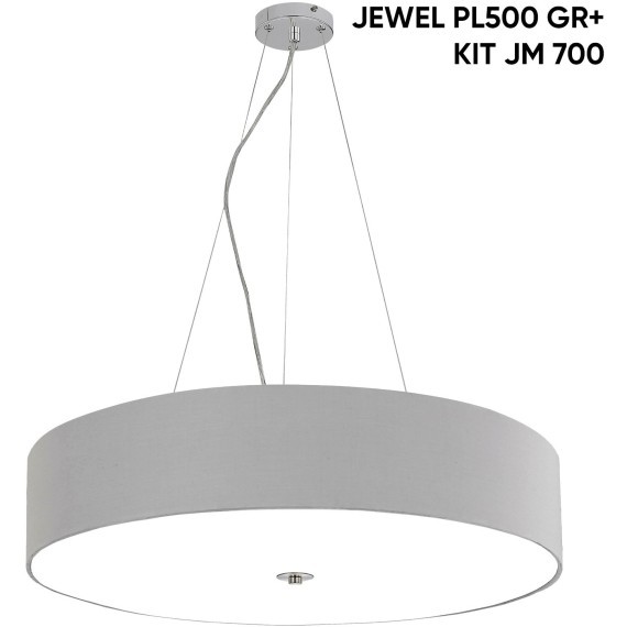 Светильник потолочный Crystal Lux JEWEL PL700 GR