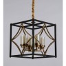 Подвесная люстра Lumina Deco Quadrato LDP 1223-4 BK+MD