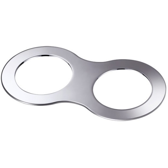 358243 SPOT NT19 287 хром Рамка декоративная к артикулам 357585-357587, 357589, 357909-357910, 37063 METIS