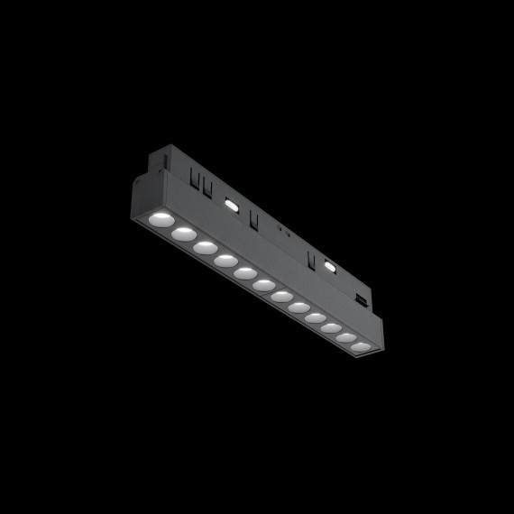 TR031-2-12W3K-B Трековый магнитный светодиодный светильник Maytoni Exility CRI90+ 3000К 840Лм 36° 12Вт