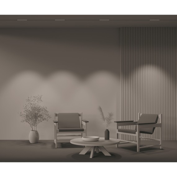 TR031-2-12W3K-B Трековый магнитный светодиодный светильник Maytoni Exility CRI90+ 3000К 840Лм 36° 12Вт