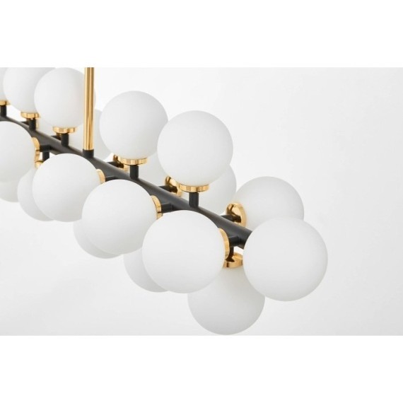 Потолочная люстра Marsiada LDP 6033-24 BK+GD