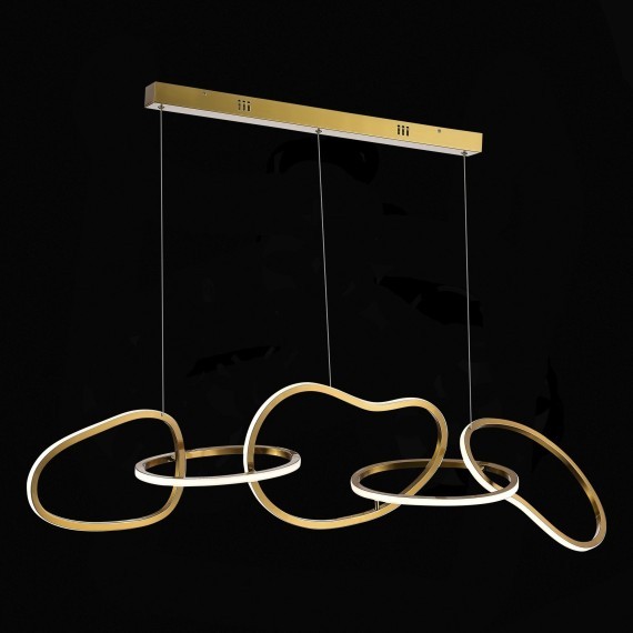 SL6505.203.45 Светильник подвесной ST-Luce Золотистый/Золотистый LED 1*45W 4000K ABRA