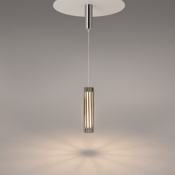 Подвесной светильник цилиндр Maytoni MOD410PL-L12CH3K Sonata светодиодный LED 12W