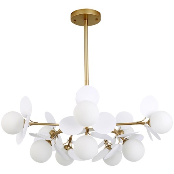 Люстра на штанге Arte Lamp PEACOCK A1369SP-10SG