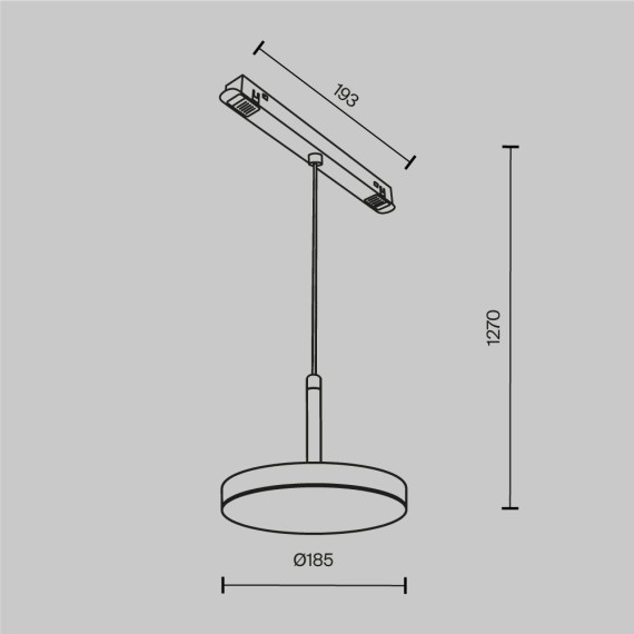 TR123-4-15W-DS-B Трековый магнитный SMART (App, Bluetooth Mesh, Алиса) светодиодный светильник Maytoni Exility CRI90+ 2700-6000К 769Лм 120° 15Вт