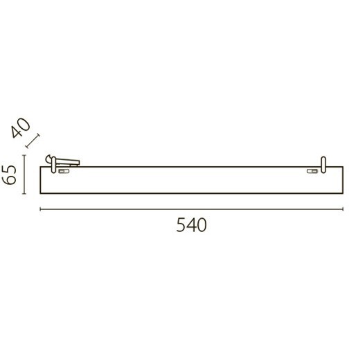 Светильник терракотовый для шинопровода Nove Lightstar 208222