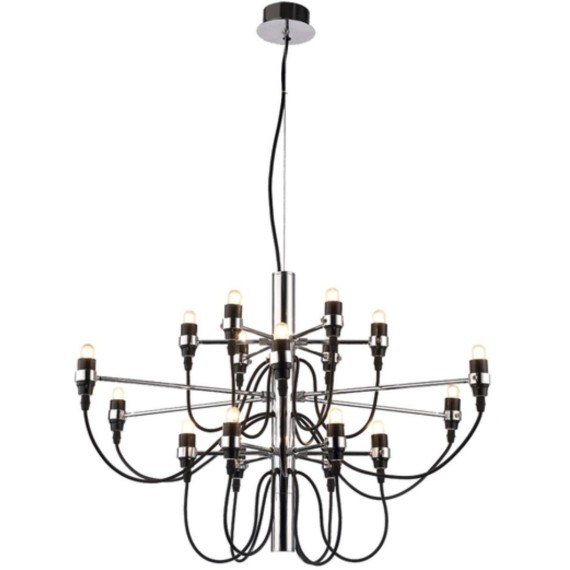 Люстра паук Divinare 8030/02 LM-18 MOLTO под лампы E14 15W