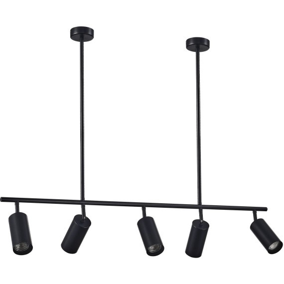 SL1206.403.05 Светильник подвесной ST-Luce Черный/Черный GU10 5*5W 4000K SORMANO