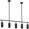 SL1206.403.05 Светильник подвесной ST-Luce Черный/Черный GU10 5*5W 4000K SORMANO