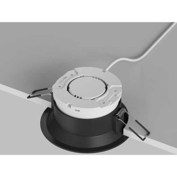 Встраиваемый светильник спот INER, до 15 Вт LED, GX53, IP20, алюминий, чёрный DK2150-BK