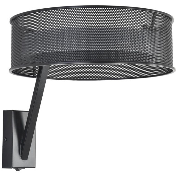 8370/15WL Настенный светильник с черным перфорированный металлическим абажуром 15Вт 650Лм 3000;4000;6000K CRI80 220V LUMION ALVA