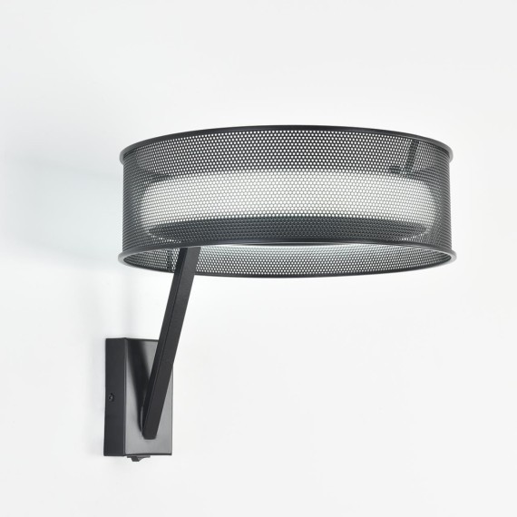 8370/15WL Настенный светильник с черным перфорированный металлическим абажуром 15Вт 650Лм 3000;4000;6000K CRI80 220V LUMION ALVA