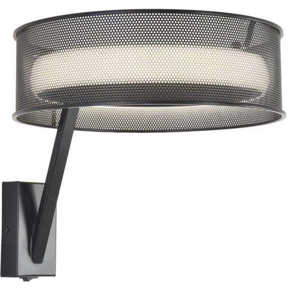 8370/15WL Настенный светильник с черным перфорированный металлическим абажуром 15Вт 650Лм 3000;4000;6000K CRI80 220V LUMION ALVA