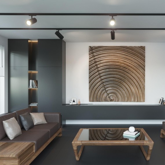 Трехжильный однофазный трековый светодиодный светильник Novotech SELENE 359153 1440лм 15Вт