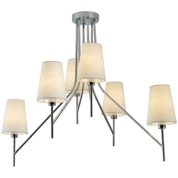 Люстра потолочная Lussole GRLSP-8181 TOLED O IP21 под лампы 6xE14 36W