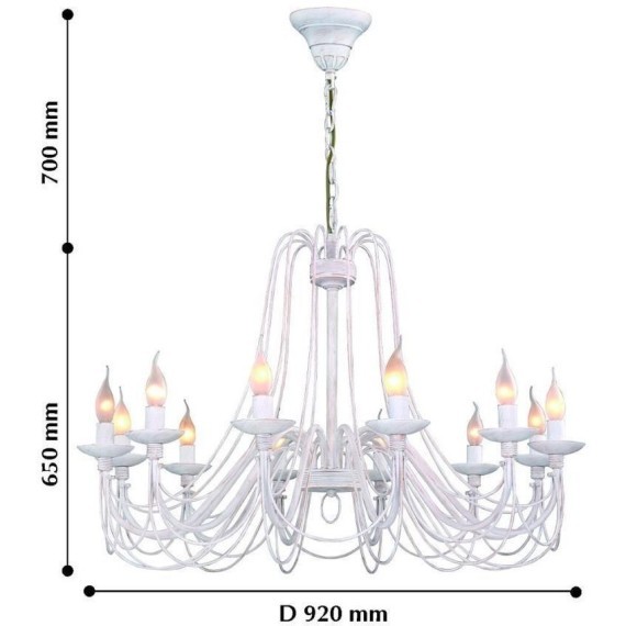 Подвесная люстра CHATEAU 2164-12P