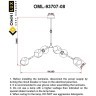 Подвесная люстра 937 OML-93707-08