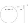 Бра Maytoni MOD058WL-L50W4K Rim светодиодная LED 51W