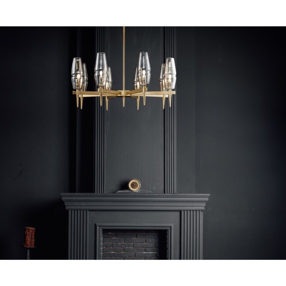 Люстра потолочная Maytoni H002PL-08G Lita под лампы 8xG9 28W