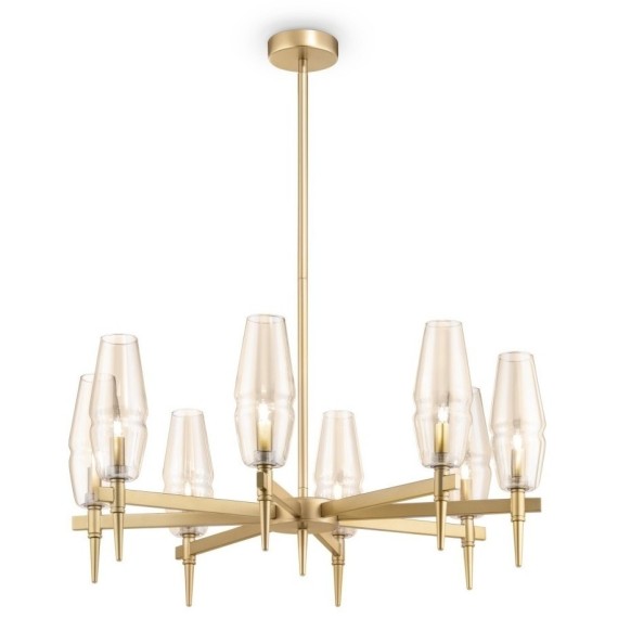 Люстра потолочная Maytoni H002PL-08G Lita под лампы 8xG9 28W