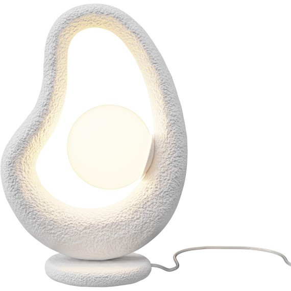 Настольная лампа с плафоном под камень и лампой G9 Maytoni Opus MOD380TL-01W