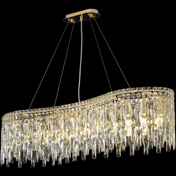 Люстра Crystal Lux ABRIL SP12 L1200 GOLD 0021/312L