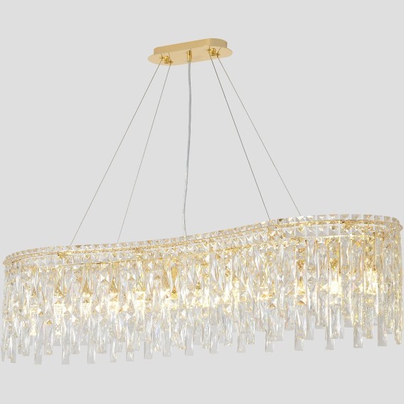 Люстра Crystal Lux ABRIL SP12 L1200 GOLD 0021/312L