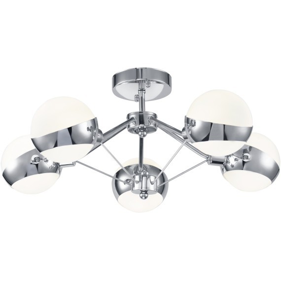 Люстра потолочная Freya FR5009CL-05CH Silvia под лампы 5xE14 60W