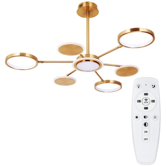 Люстра на штанге Arte Lamp SIENNA A1363PL-6PB