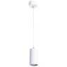 Подвесной светильник цилиндр Arte Lamp A1516SP-1WH CANOPUS под лампу 1xGU10 35W