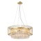 Хрустальная подвесная золотая люстра в виде кольца Favourite 4779-6P