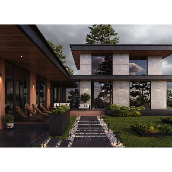 Ландшафтный светильник Outdoor O477FL-L4GF3K