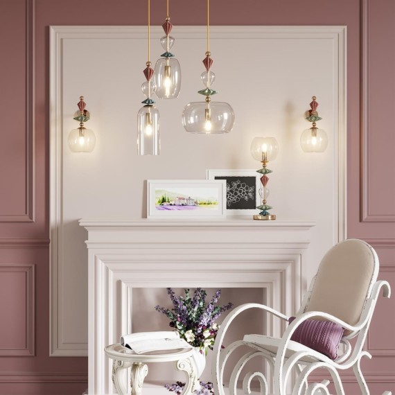 Подвесной светильник с 1 плафоном Odeon Light 4855/1 BIZET под лампу 1xE14 1*40W