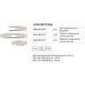 Коннектор (5 шт) токопроводящий для 10мм светодиодной (240 и 120 LED/M) ленты Arte Lamp STRIP-ACCESSORIES A32-10-1CCT