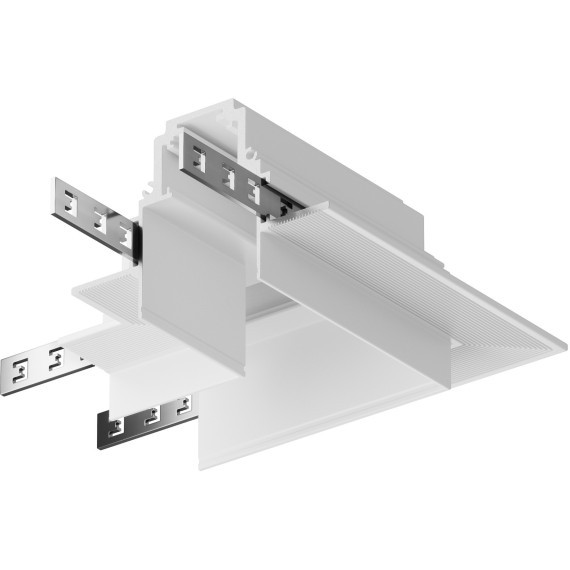 Угловой коннектор для шинопроводов в ГКЛ 12.5мм Maytoni Gravity TRX010CL-22W