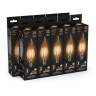 104801005 Лампа Gauss LED Filament Свеча на ветру E14 5W 400lm 2700K Golden 1/10/50